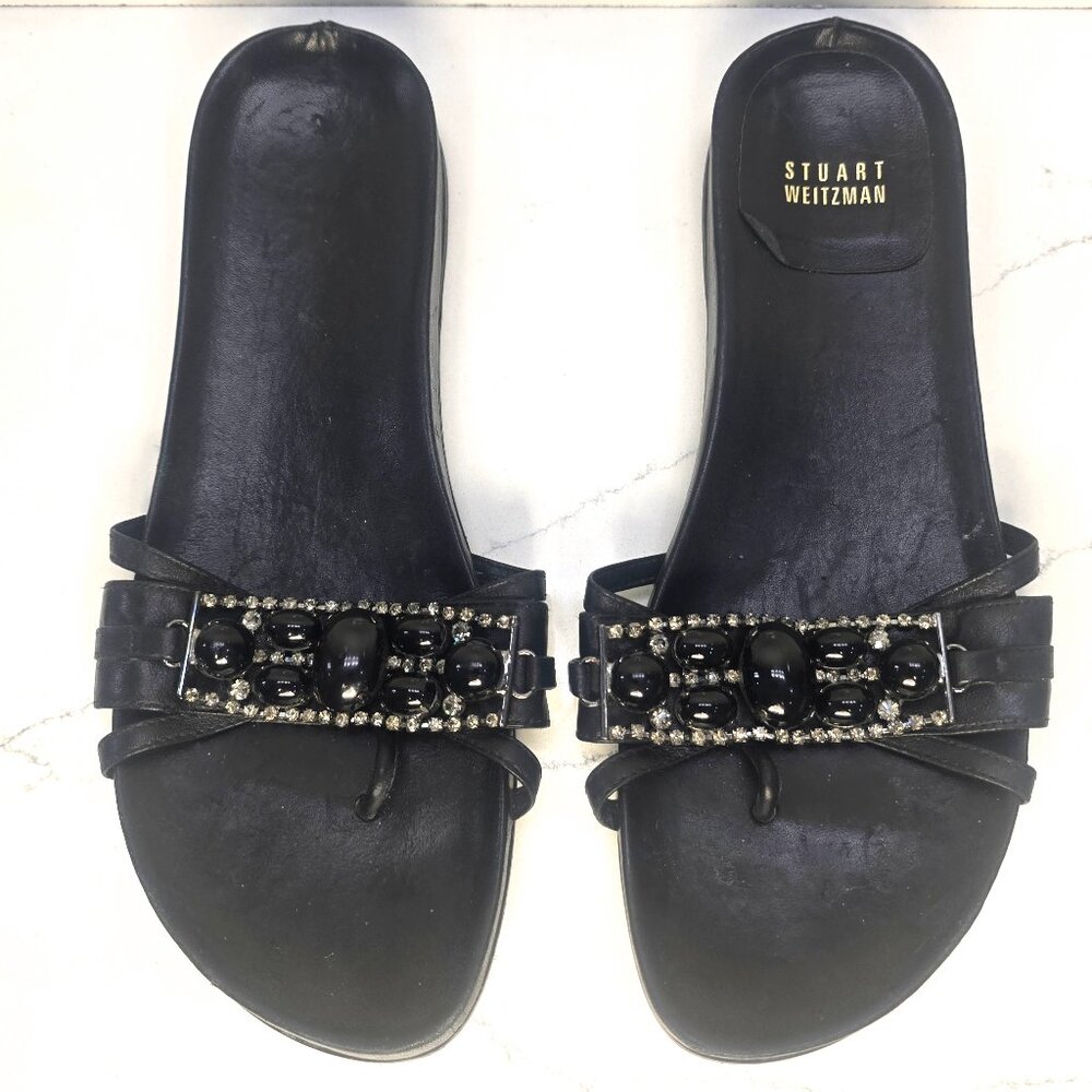 Stuart Weitzman Slip-on Thong Sandals